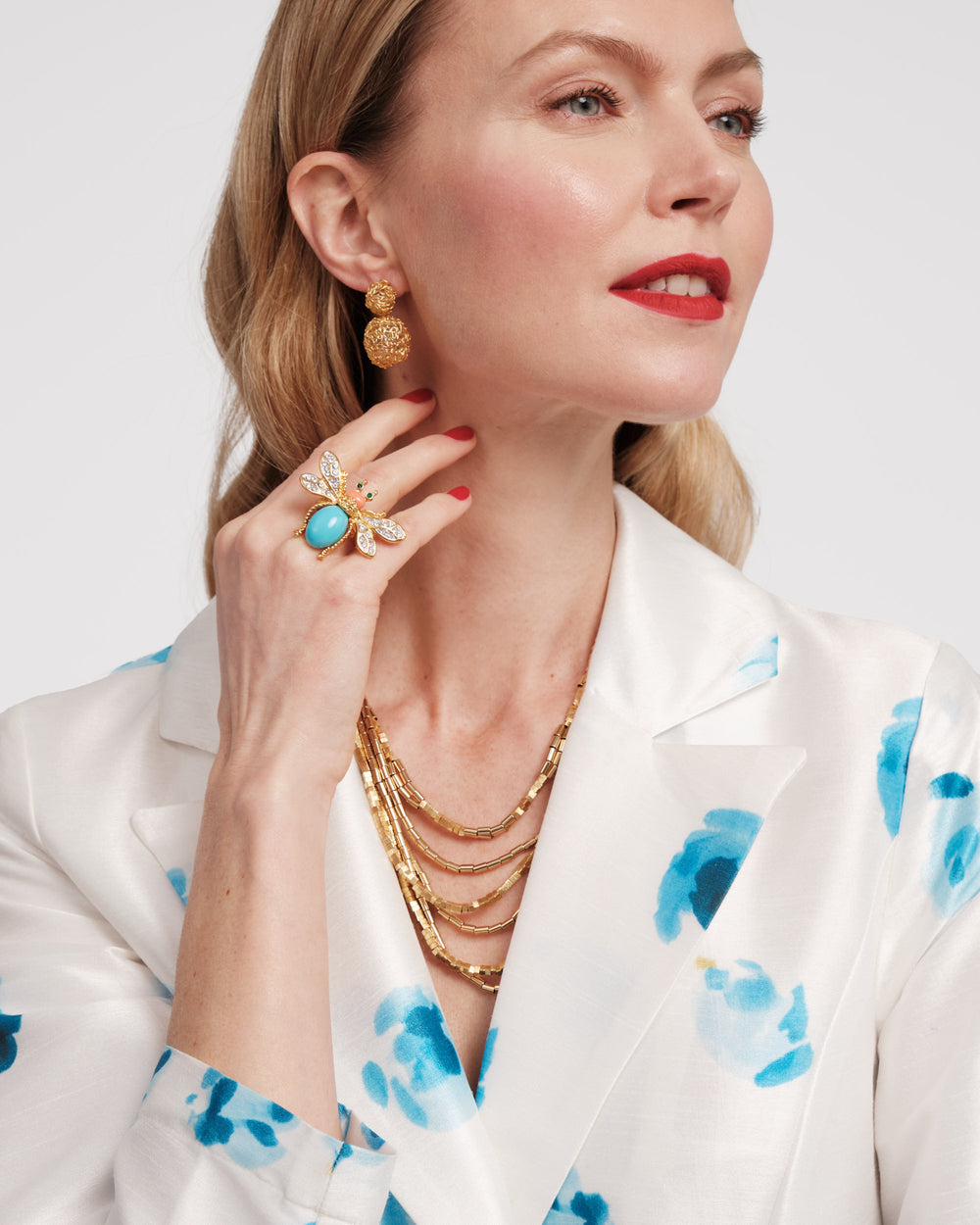 Lucille Wrap Dress - Pocket Full of Posies - Frances Valentine