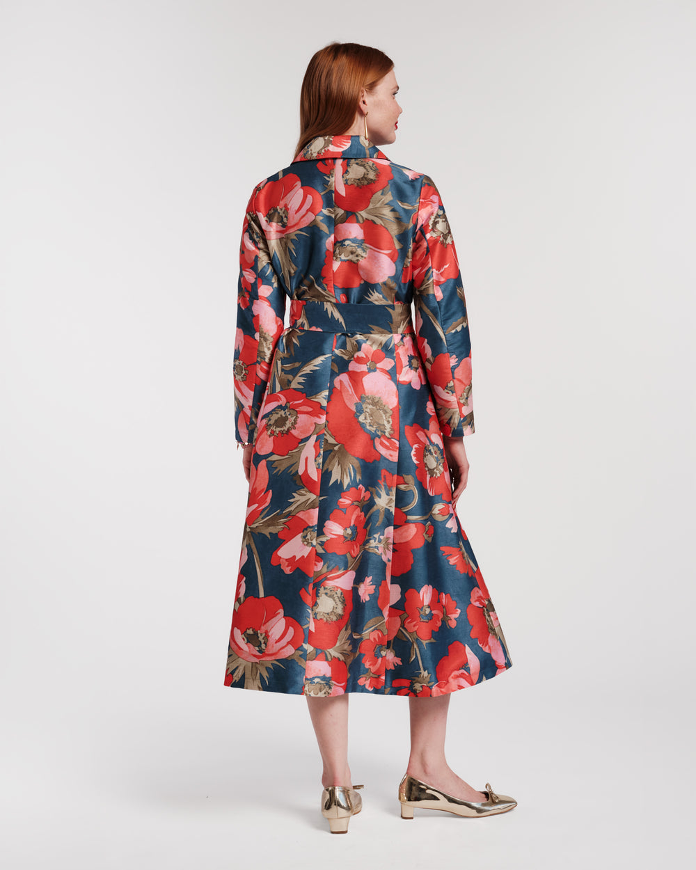 Lucille Wrap Dress - Paradise Poppy - Frances Valentine