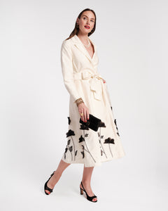 Lucille Dupioni Wrap Dress - Frances Valentine