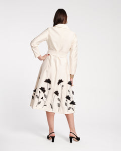 Lucille Dupioni Wrap Dress - Frances Valentine