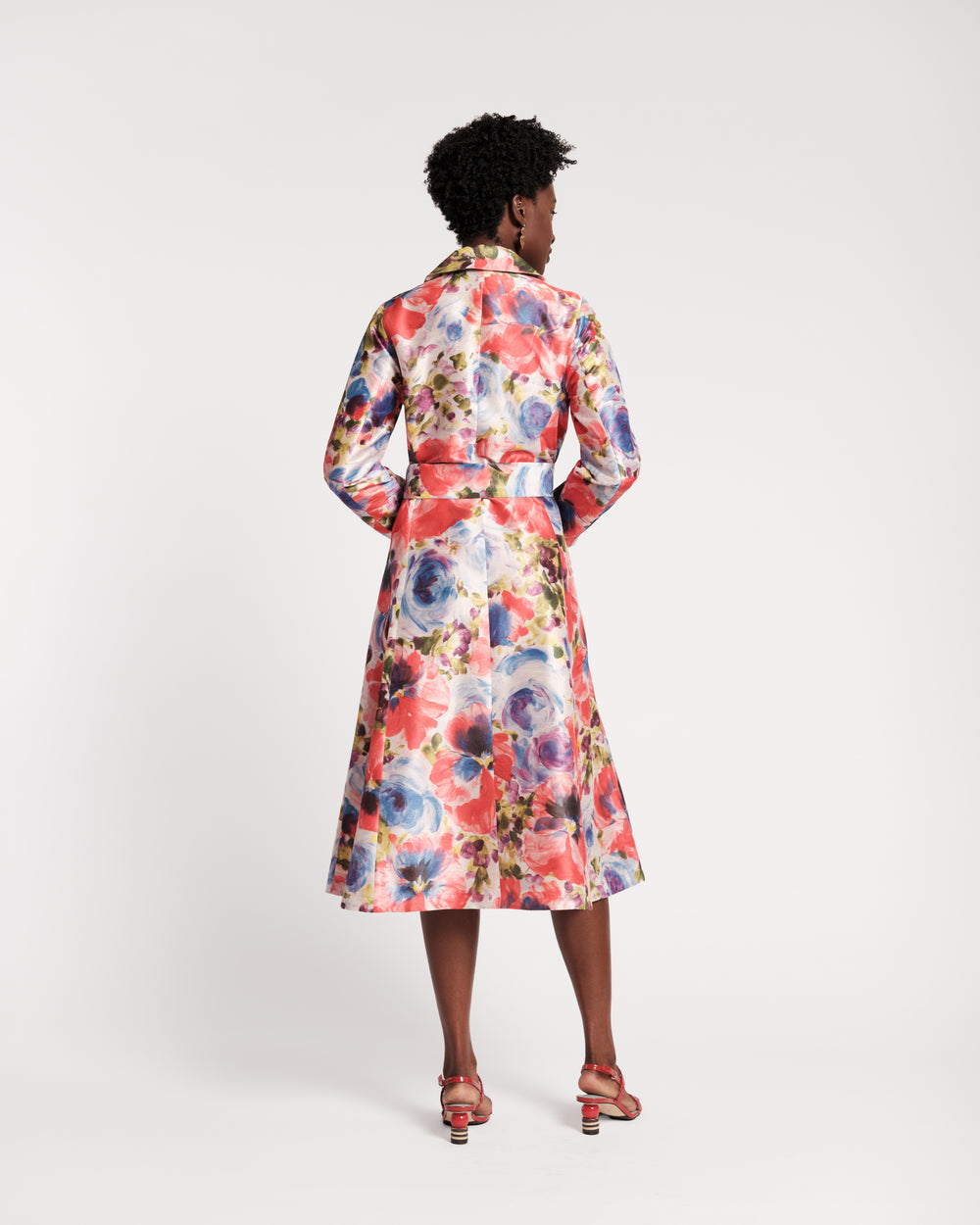 Lucille Wrap Dress - Super Bloom Dresses Frances Valentine