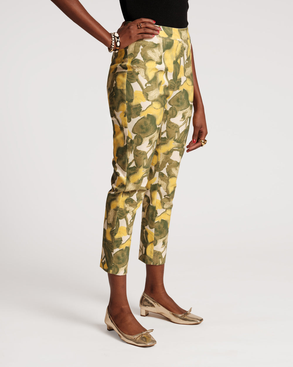 Lucy Cigarette Pant - Pear Blossom Pants Frances Valentine