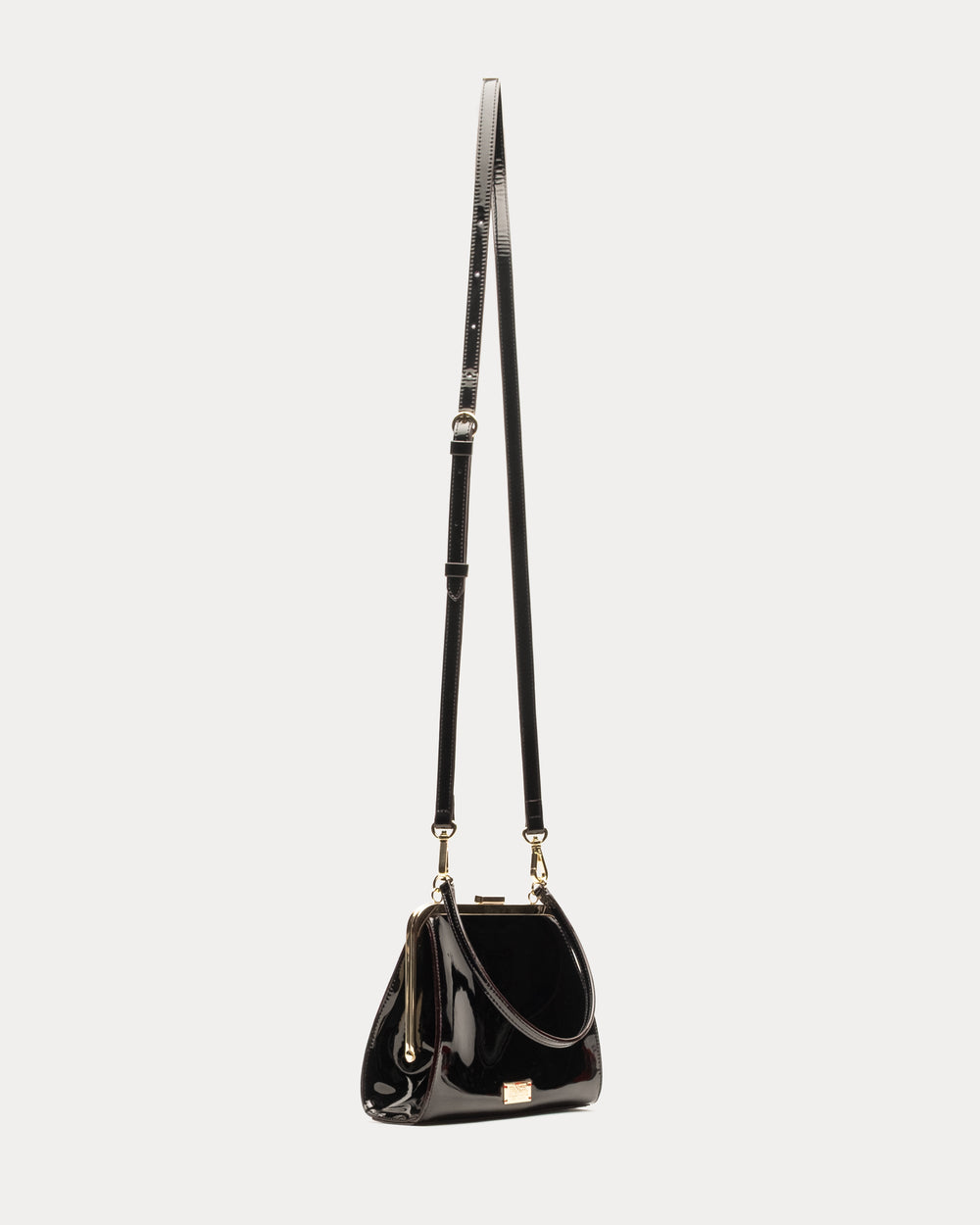 Lulu Frame Bag - Black Evening Bag Frances Valentine