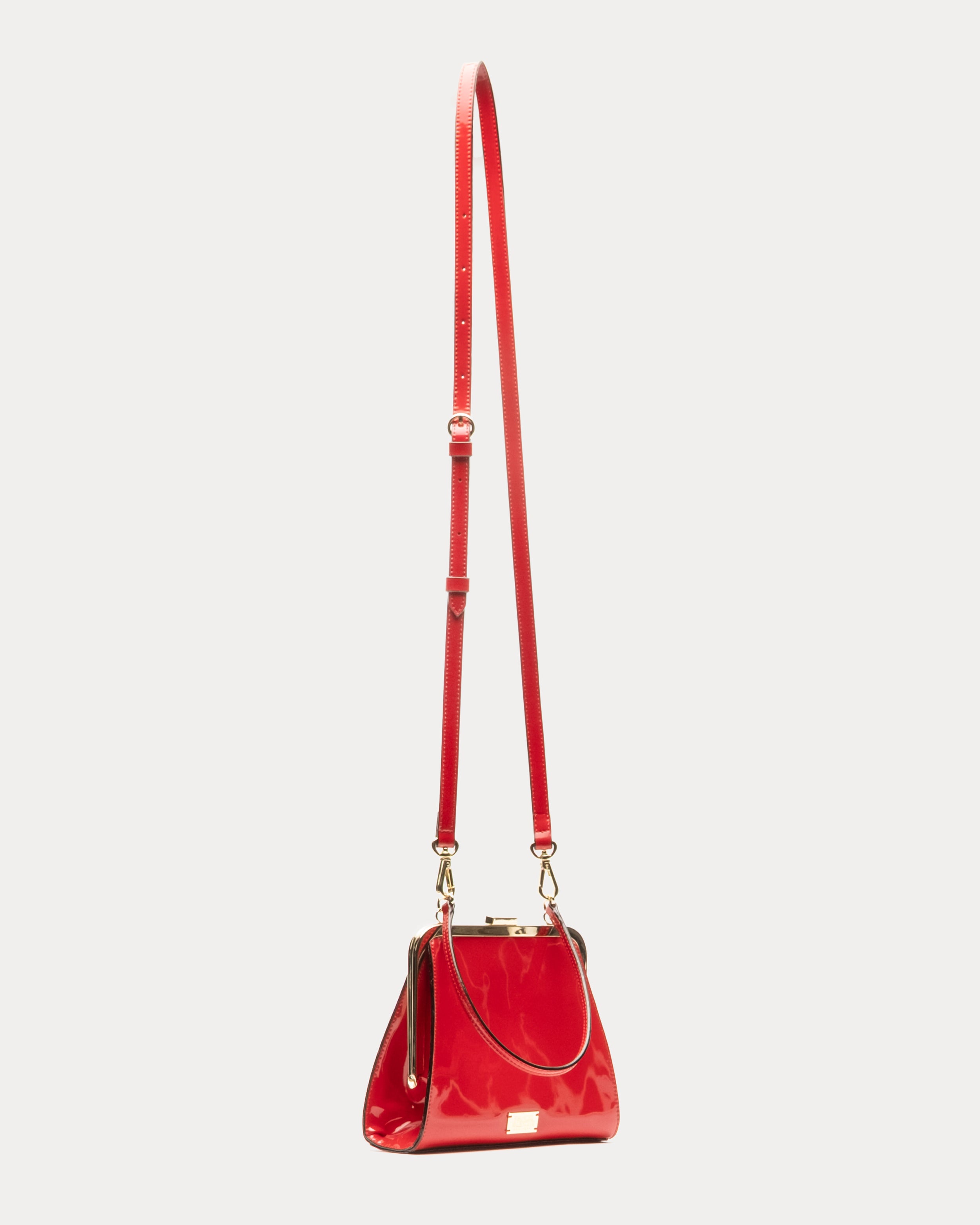 Lulu Frame Bag - Red – Frances Valentine