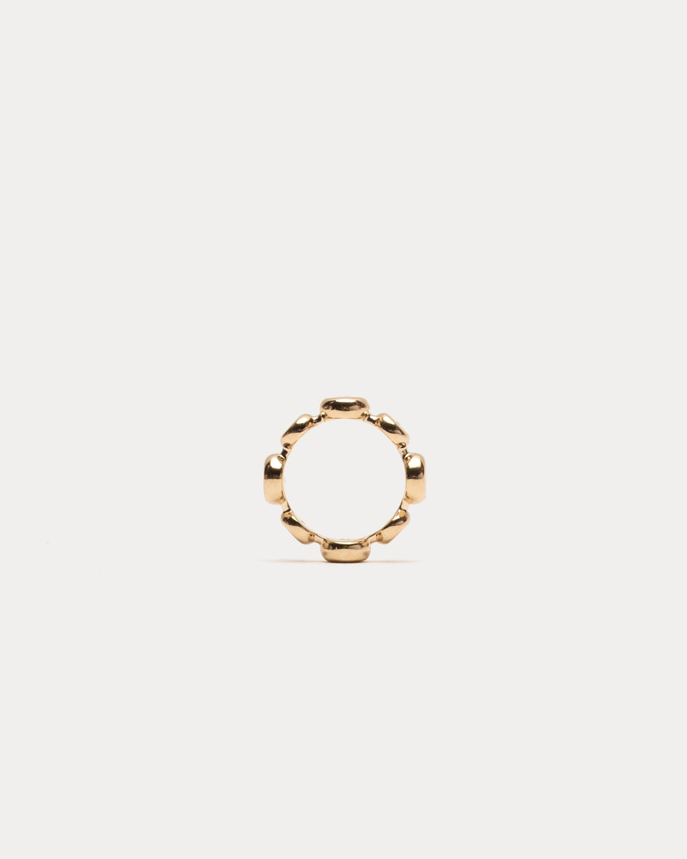 Luna Nera Eternity Band - Gold/Emerald Ring Moma’s Eye