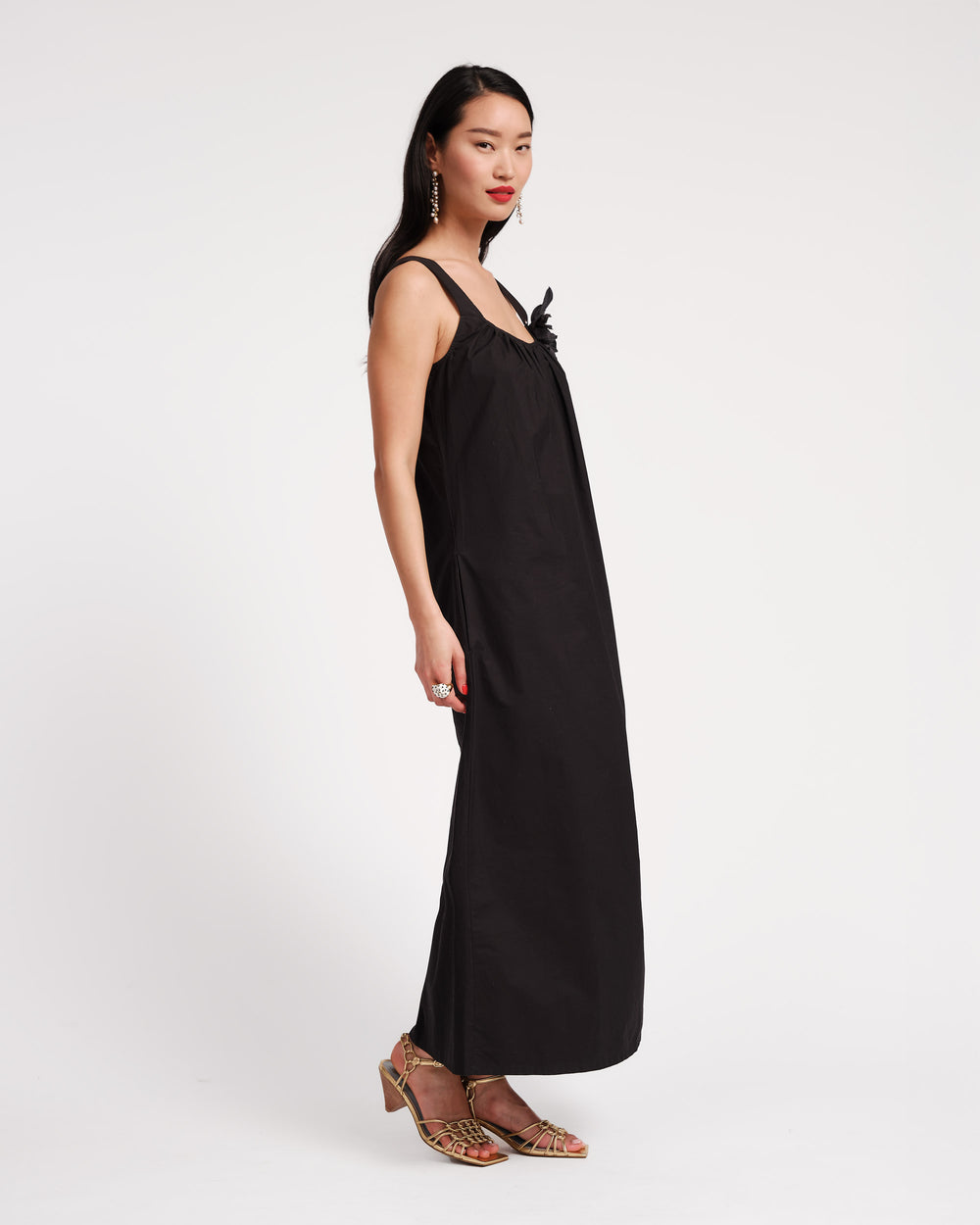 Lynda Maxi Dress - Black - Frances Valentine