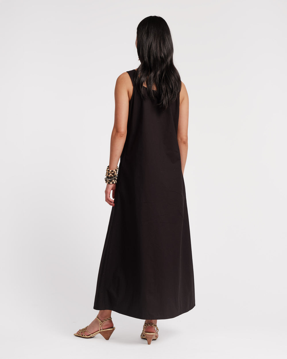 Lynda Maxi Dress - Black - Frances Valentine