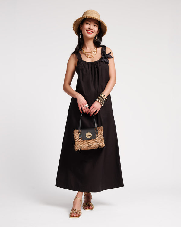 Lynda Maxi Dress - Black - Frances Valentine