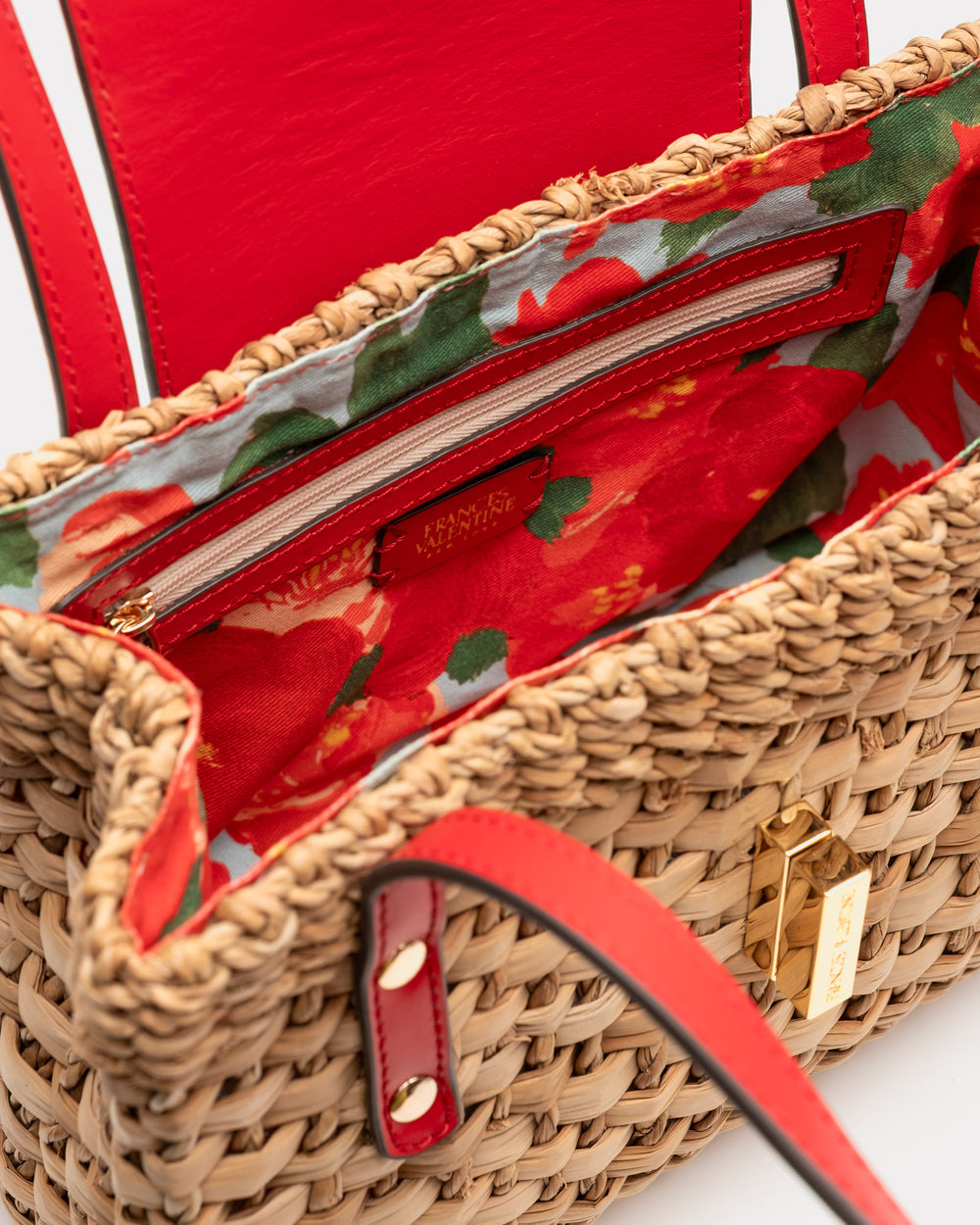 Loren Basket - Red - Frances Valentine