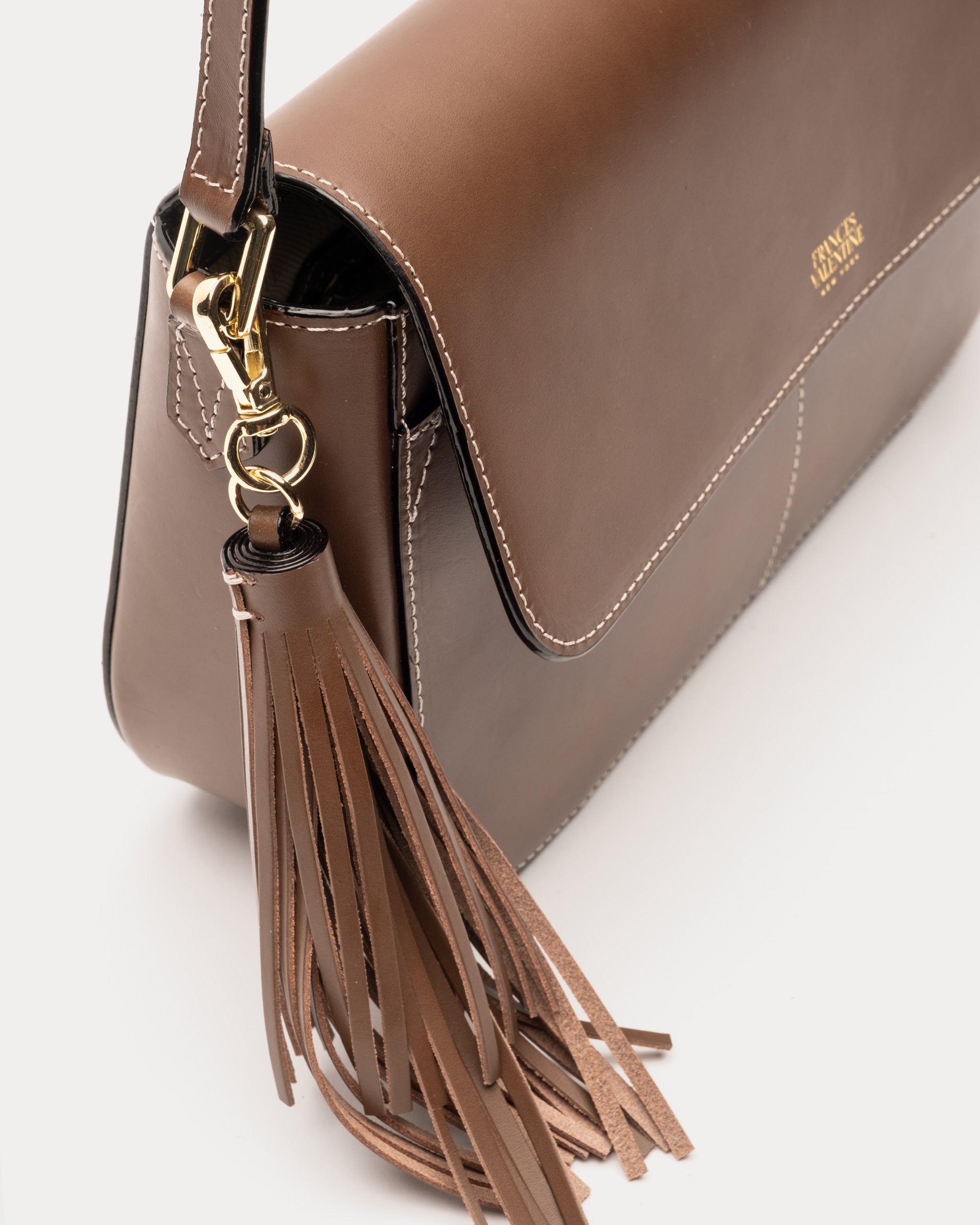 Maddy Crossbody Natural Vachetta Chocolate