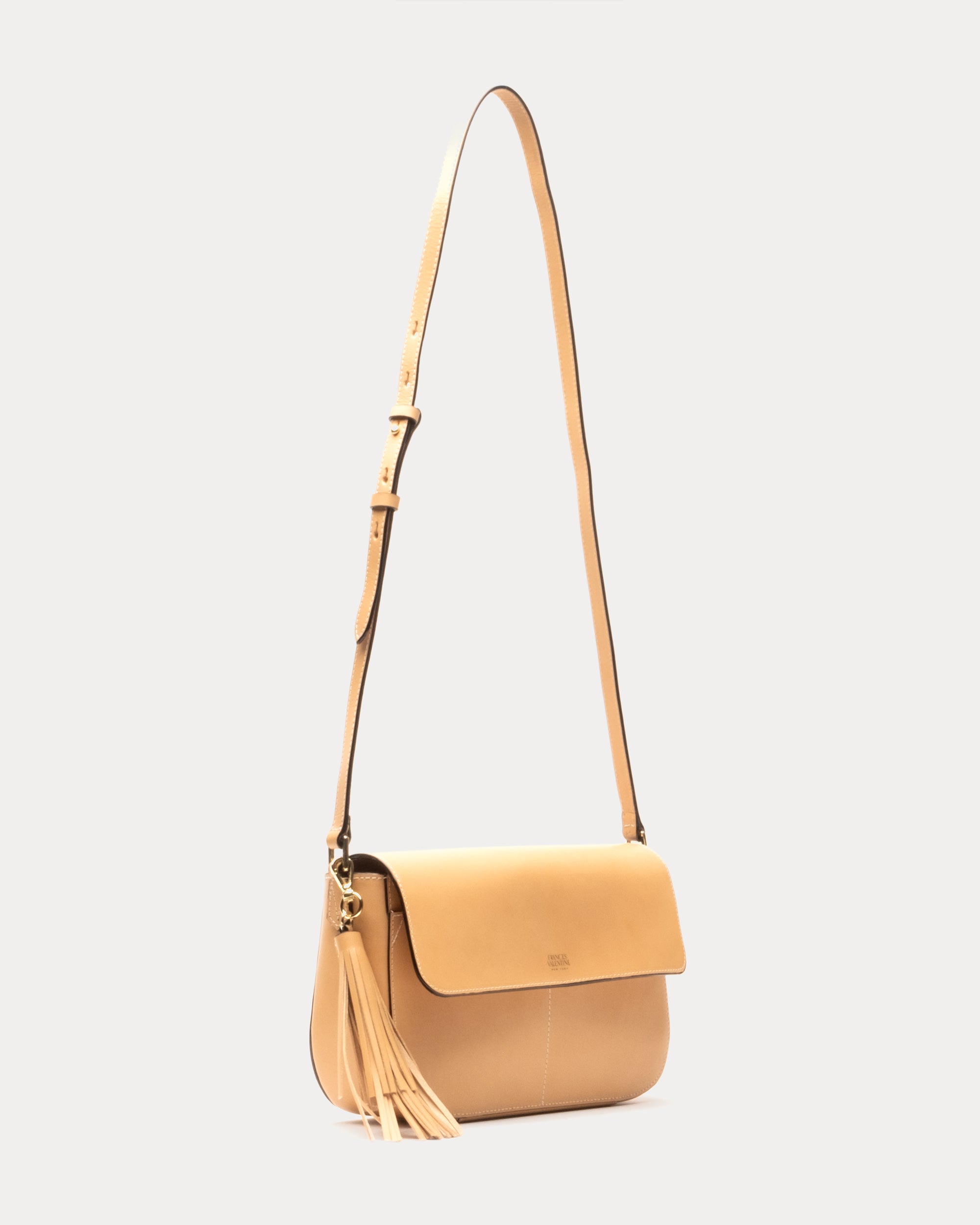 Maddy Crossbody Natural Vachetta Camel