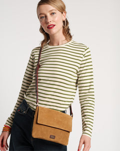 Maggie Suede Crossbody Bag - Frances Valentine