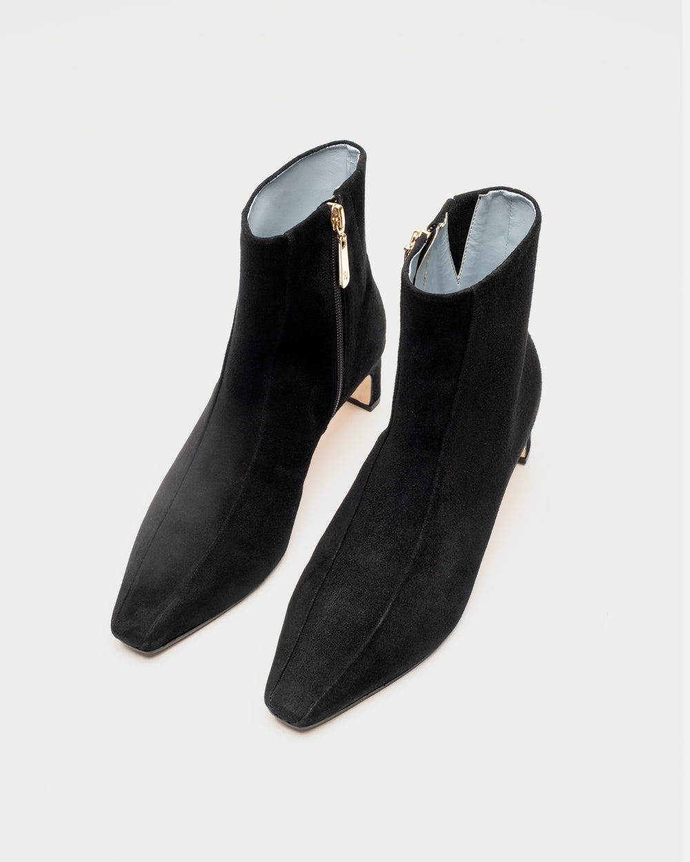 Marianne Suede Boot - Black Boots Frances Valentine