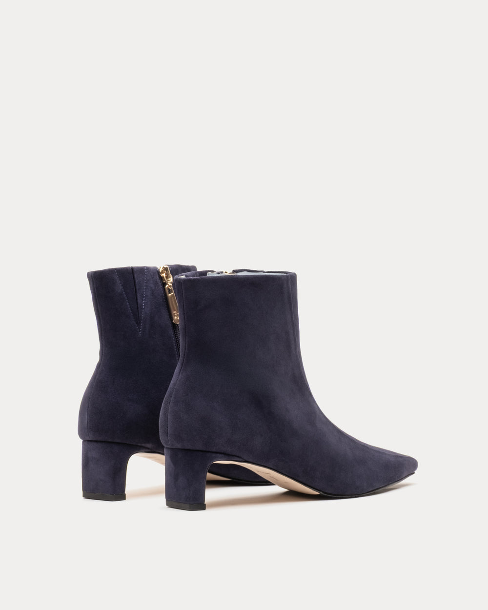 Marianne Suede Boot - Navy Boots Frances Valentine