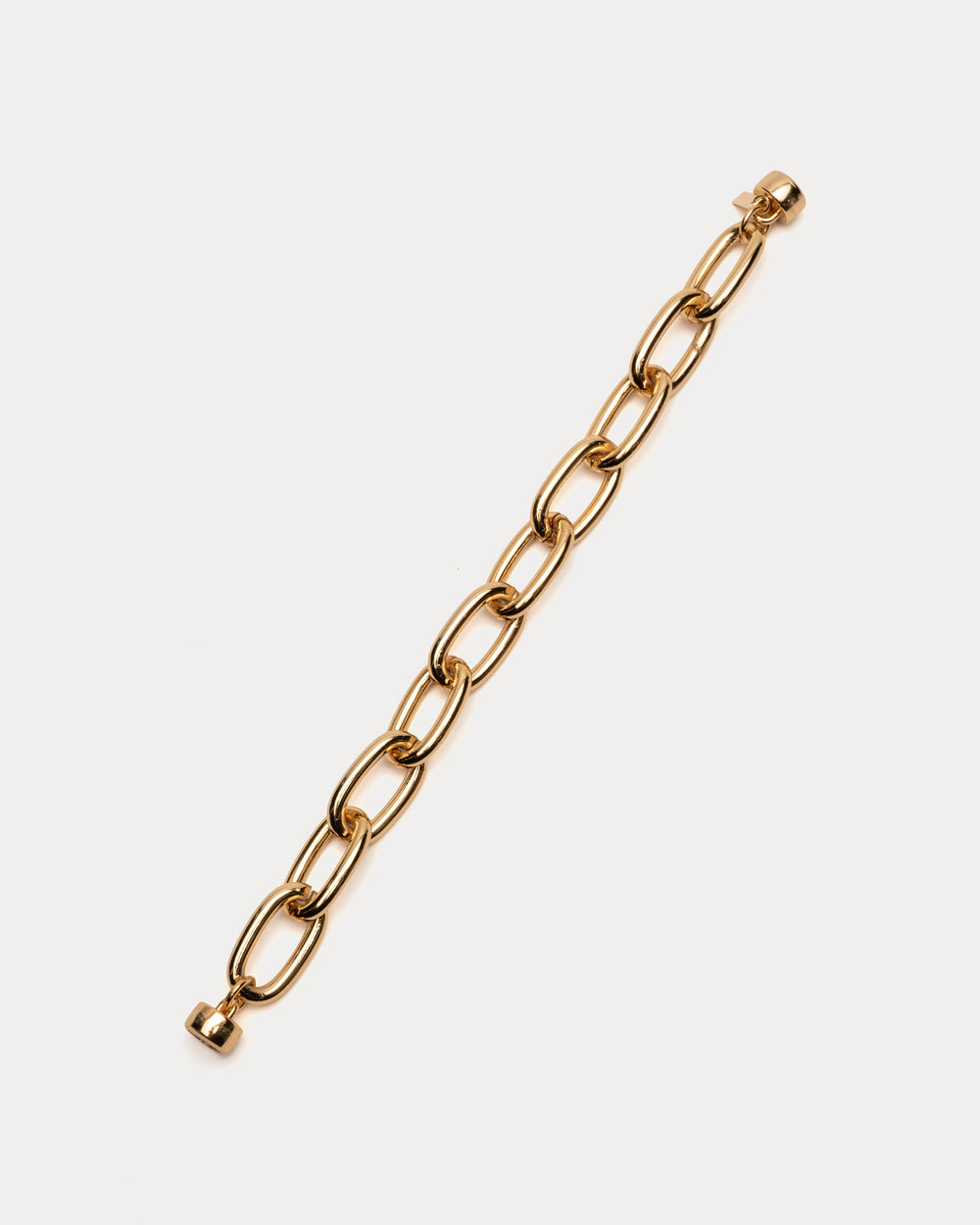 Marley Oval Chain Link Bracelet Gold OS Jewelry Frances Valentine