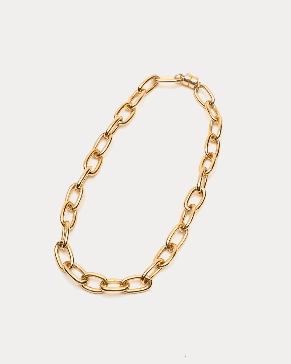Marley Oval Necklace - Gold Jewelry Frances Valentine