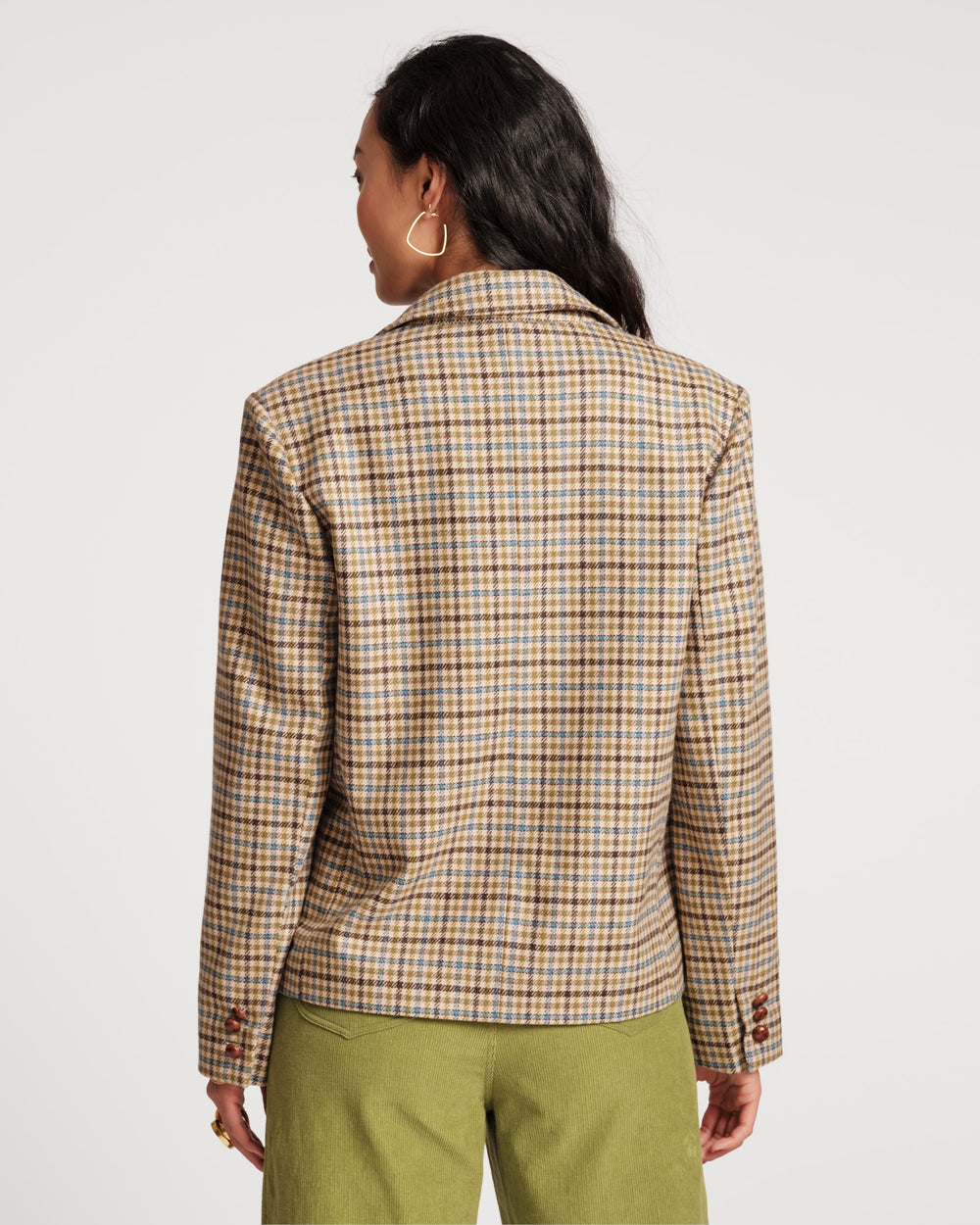 Max Wool Jacket - Baby Houndstooth - Frances Valentine