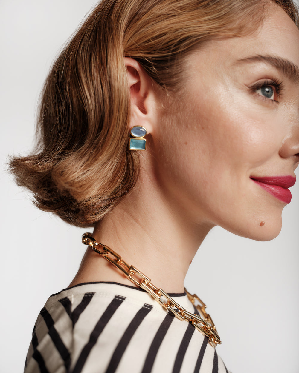 Mel Earring - Tanzanite/Blue Topaz Earrings Marcia Moran