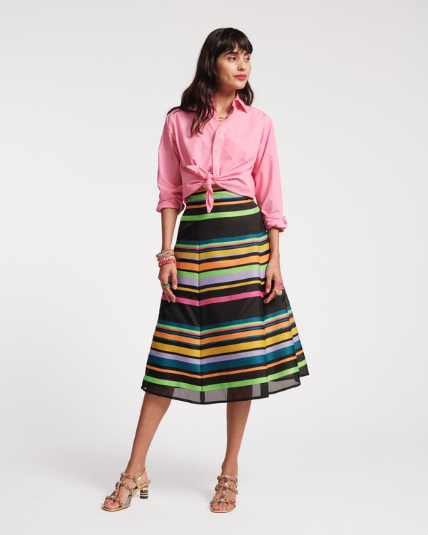 Mercer Maxi Skirt - Striped - Frances Valentine