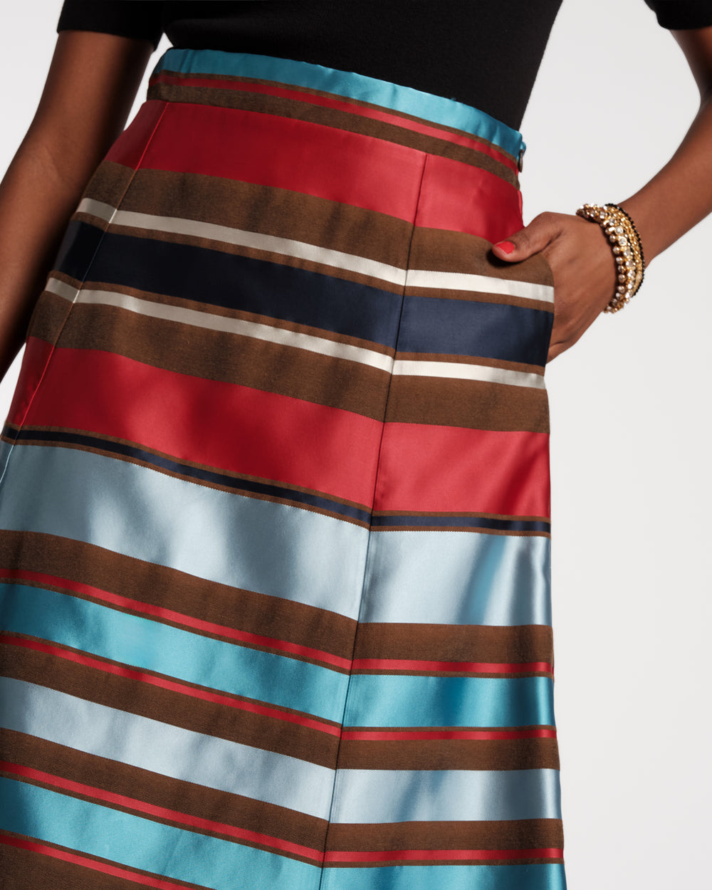 Mercer Skirt - Sublime Stripe - Frances Valentine