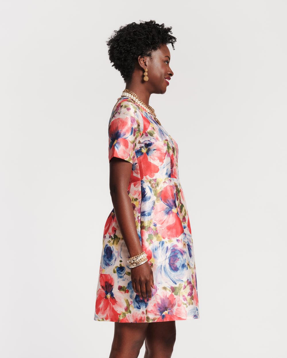 Michelle Mini Dress - Super Bloom Dresses Frances Valentine