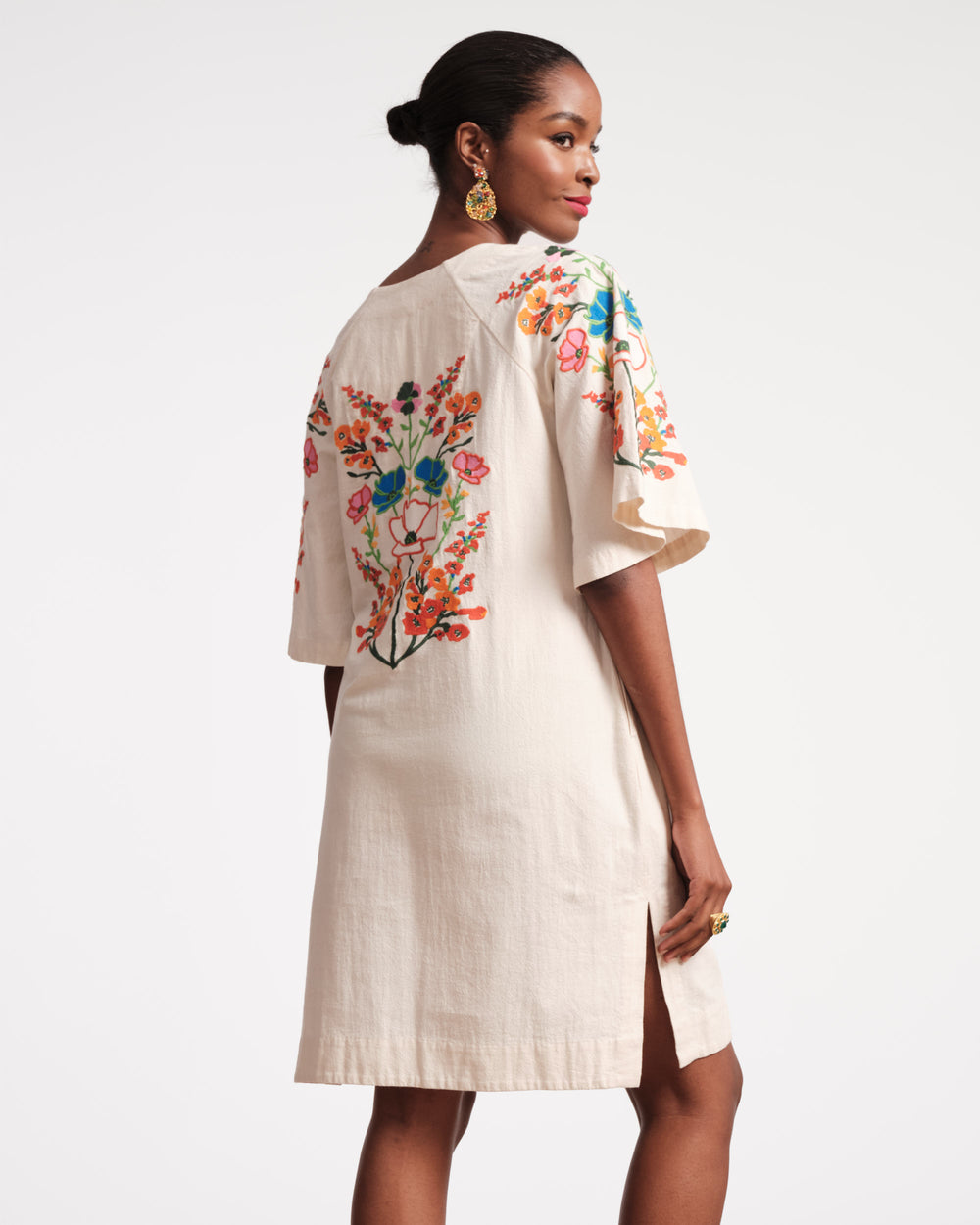 Charming Caftan Mini - Botanical Bash White Caftan Frances Valentine