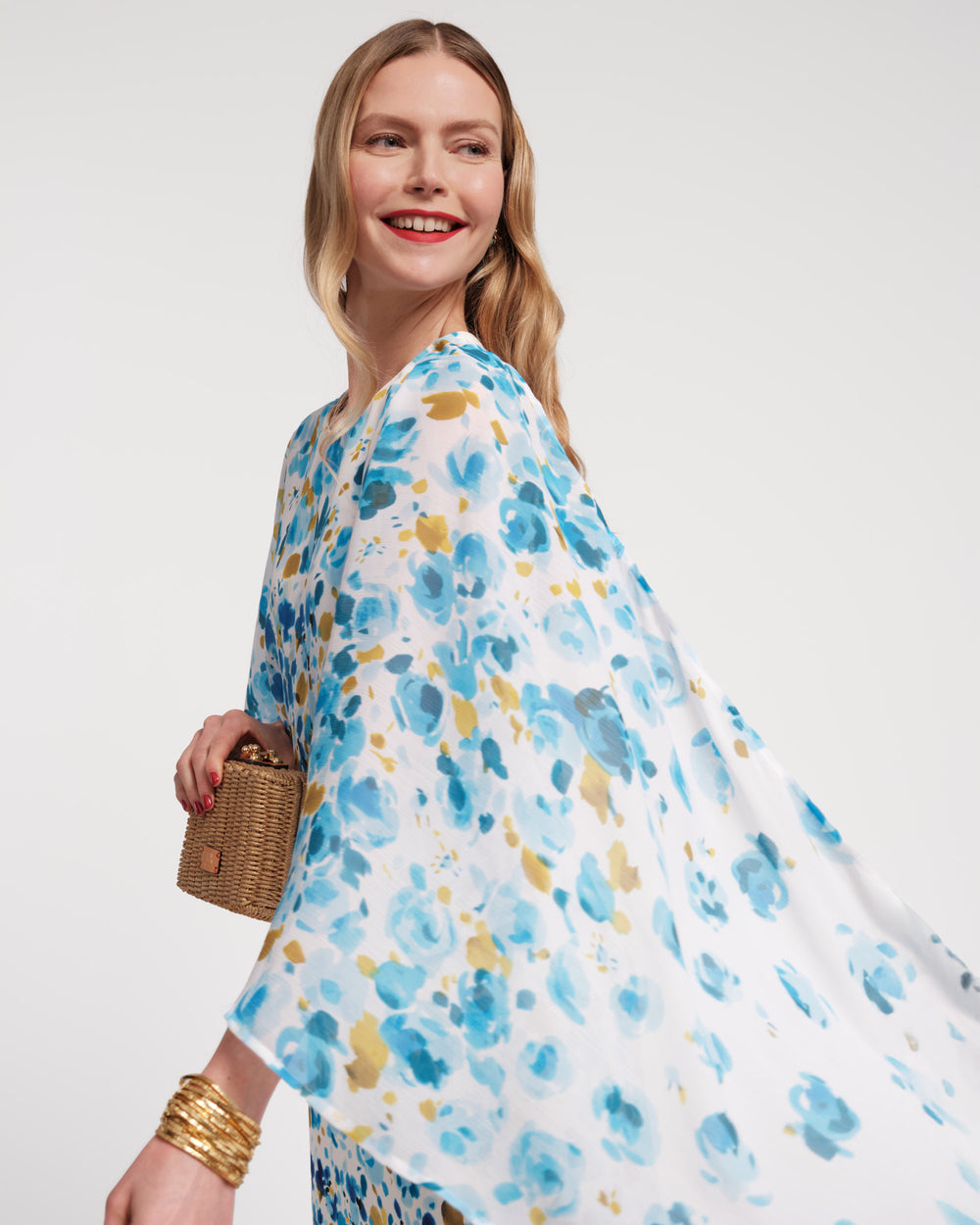 Mini Cape Dress - Pocket Full of Posies - Frances Valentine