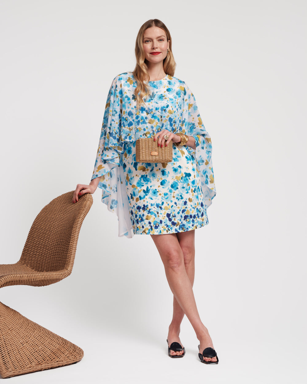 Mini Cape Dress - Pocket Full of Posies - Frances Valentine