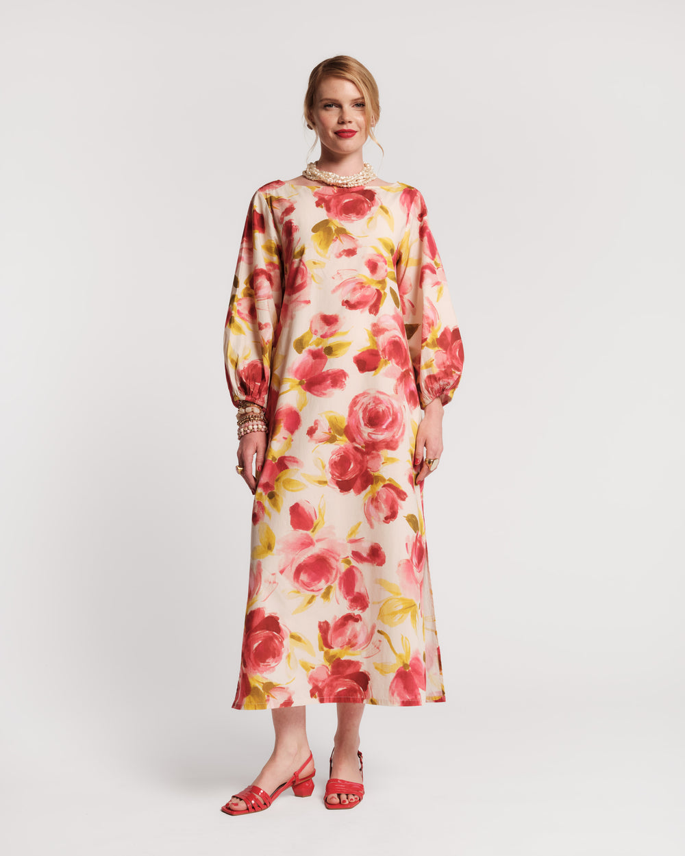 Minnow Maxi Dress - English Rose Dresses Frances Valentine