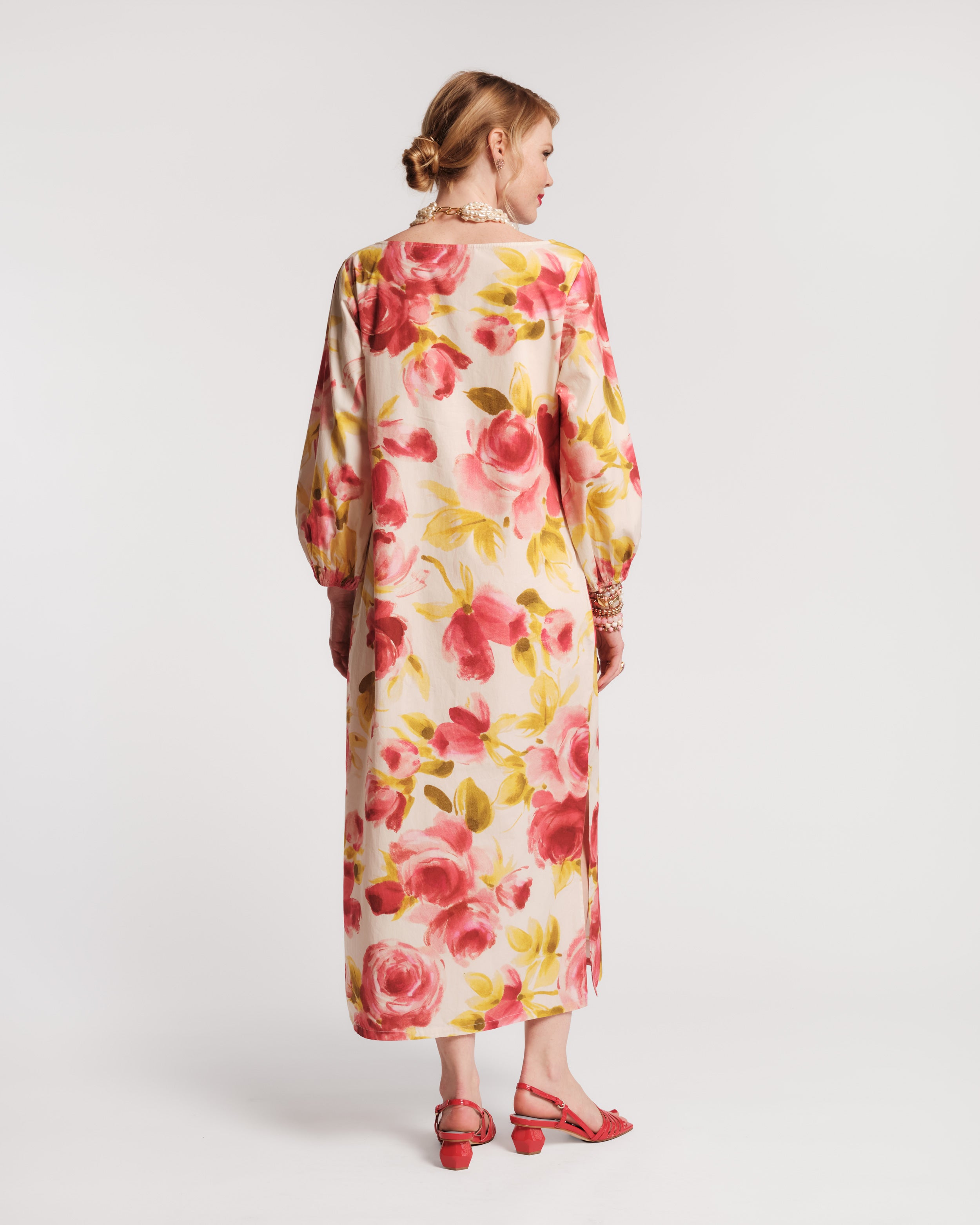 Minnow Maxi Dress - English Rose – Frances Valentine