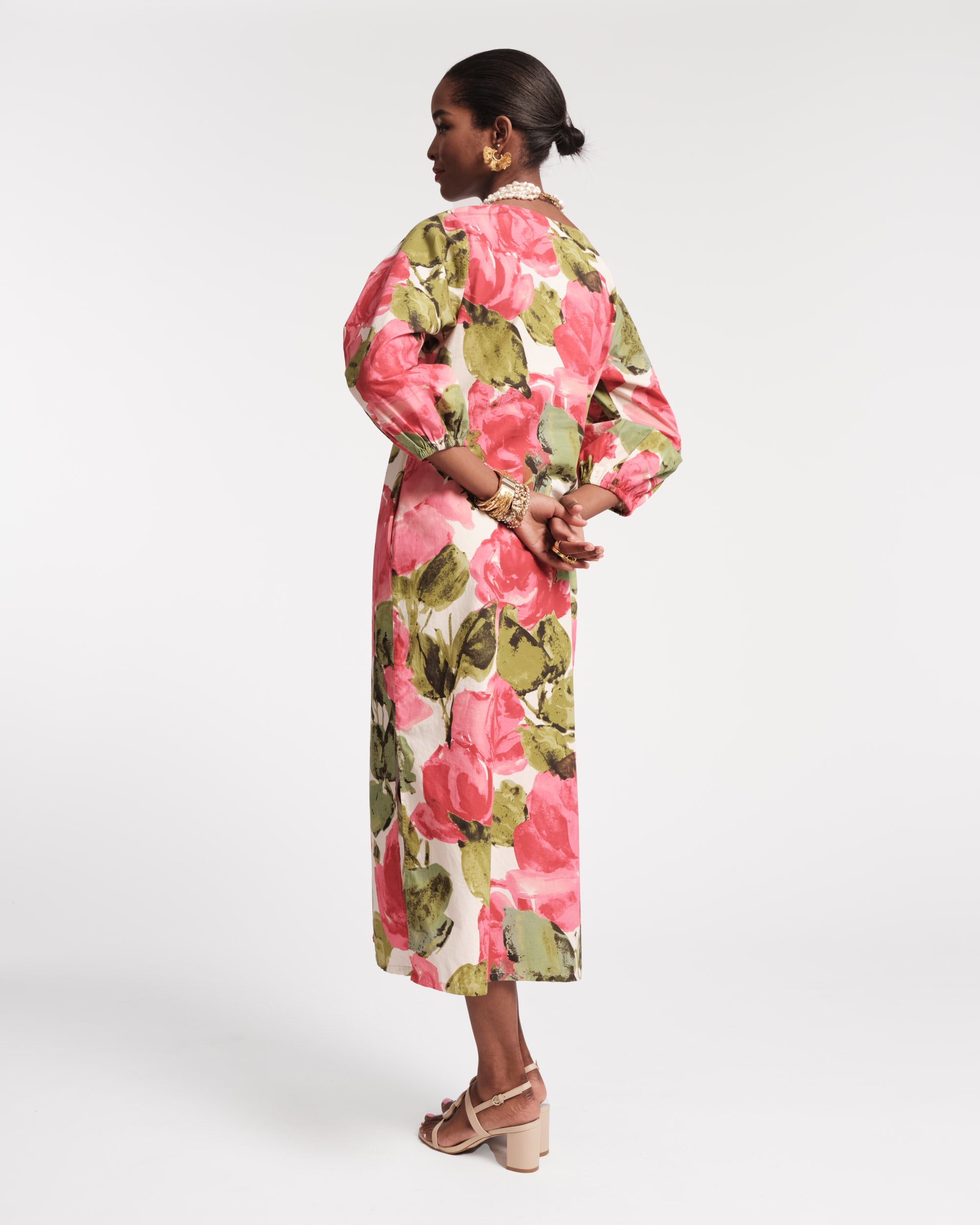 Minnow Maxi Dress Pretty Peonies