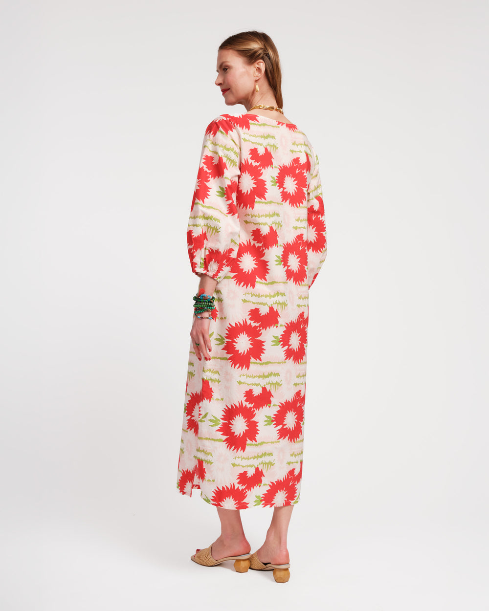 Minnow Maxi Dress - Dahlia Burst - Frances Valentine