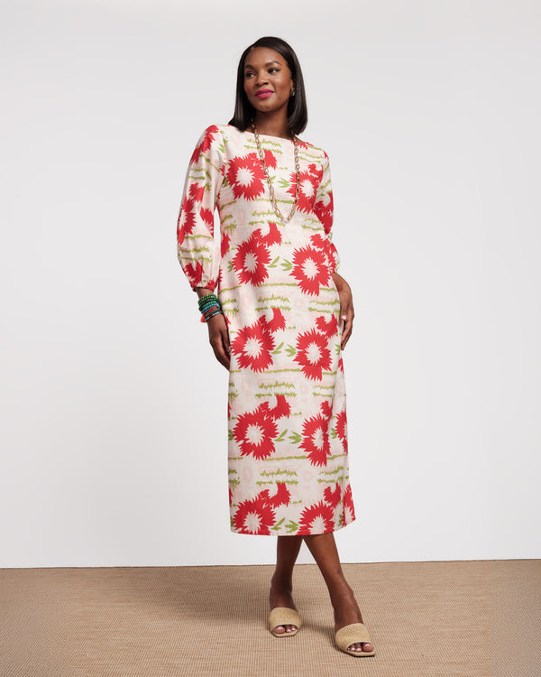 Minnow Maxi Dress - Dahlia Burst - Frances Valentine
