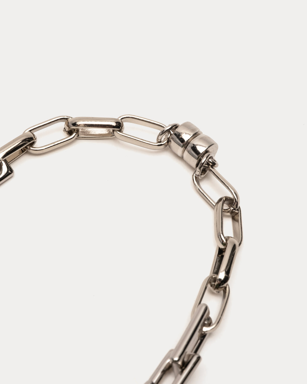 Moderna Rectangle Necklace - Silver Necklace Frances Valentine