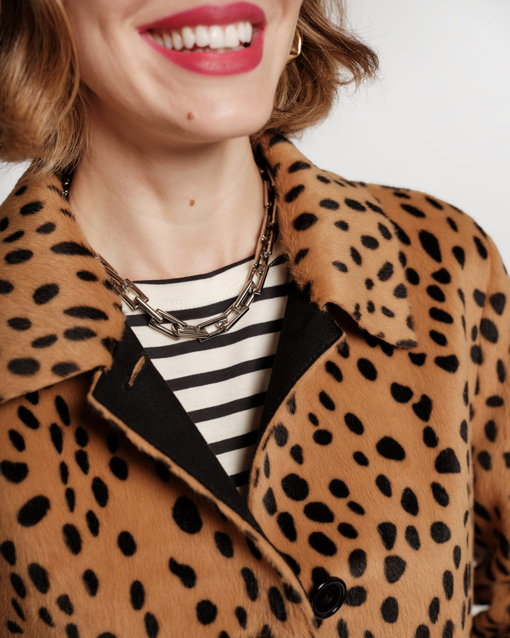 Moderna Rectangle Necklace - Silver