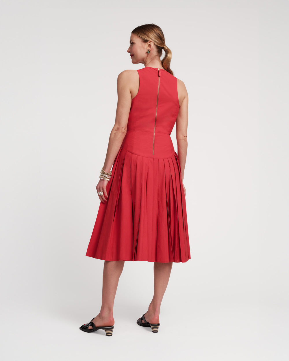 Monique Dress - Red - Frances Valentine