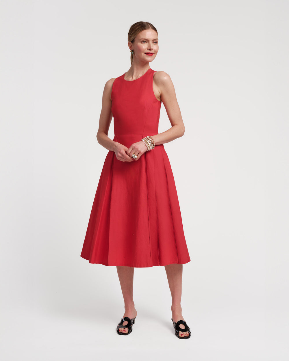 Monique Dress - Red - Frances Valentine