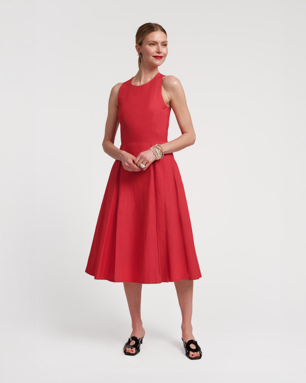Monique Dress - Red - Frances Valentine