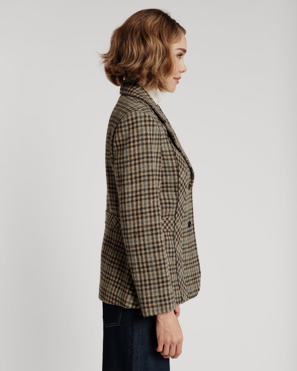 Bobby Wool Blazer - Plaid Frances Valentine