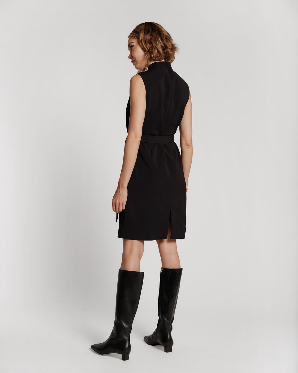 Mini Crepe Dress - Black Frances Valentine