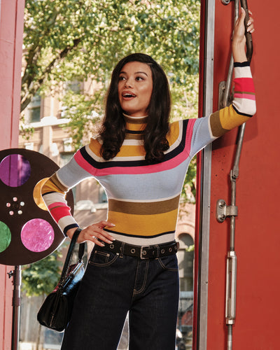 The Striped Turtleneck