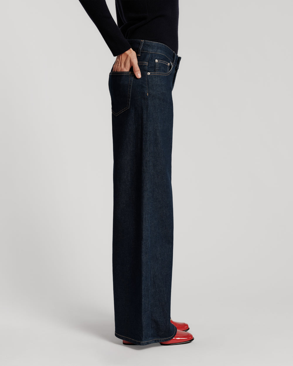 Mary Jean - Navy Denim Frances Valentine