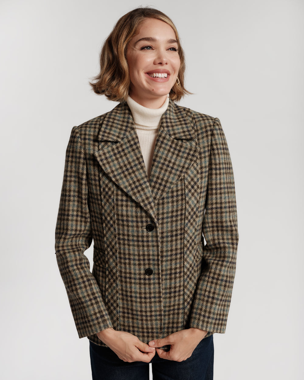 Bobby Wool Blazer - Plaid Frances Valentine