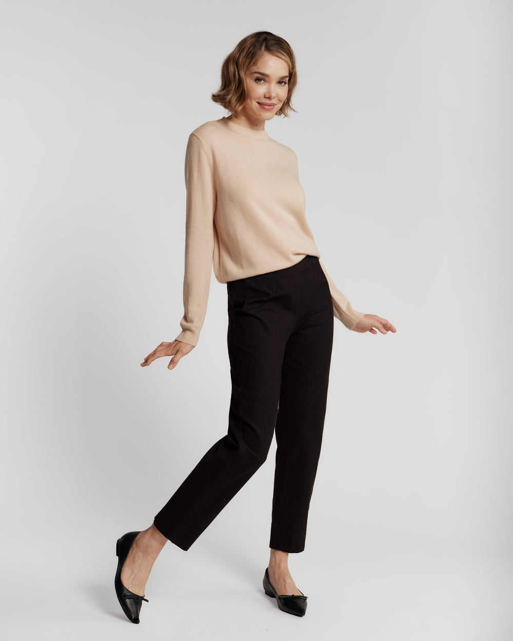 Mila Wool Sweater - Camel Frances Valentine