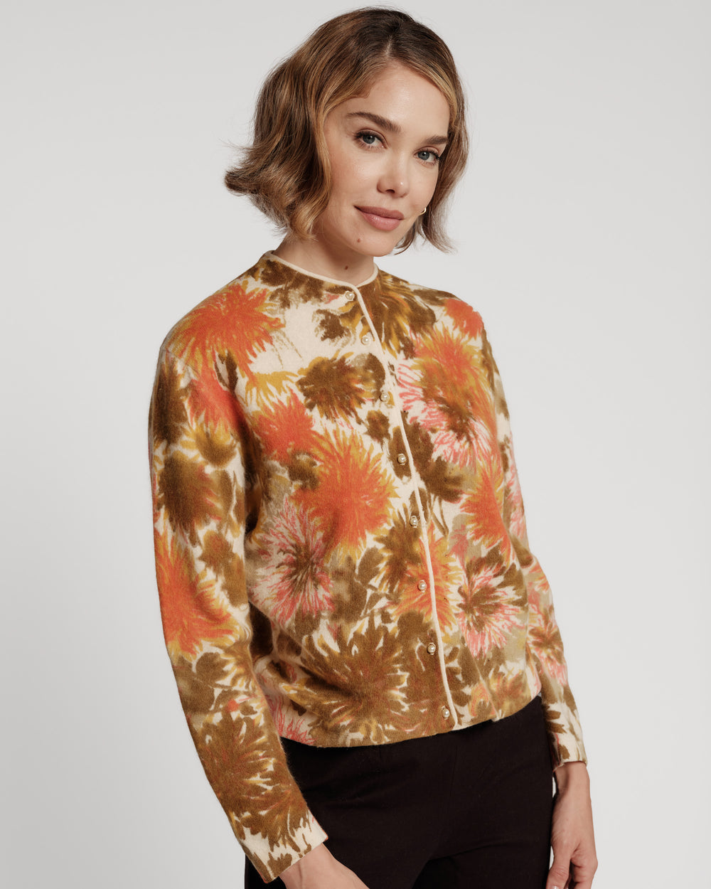Darling Cardigan - Dahlia Print