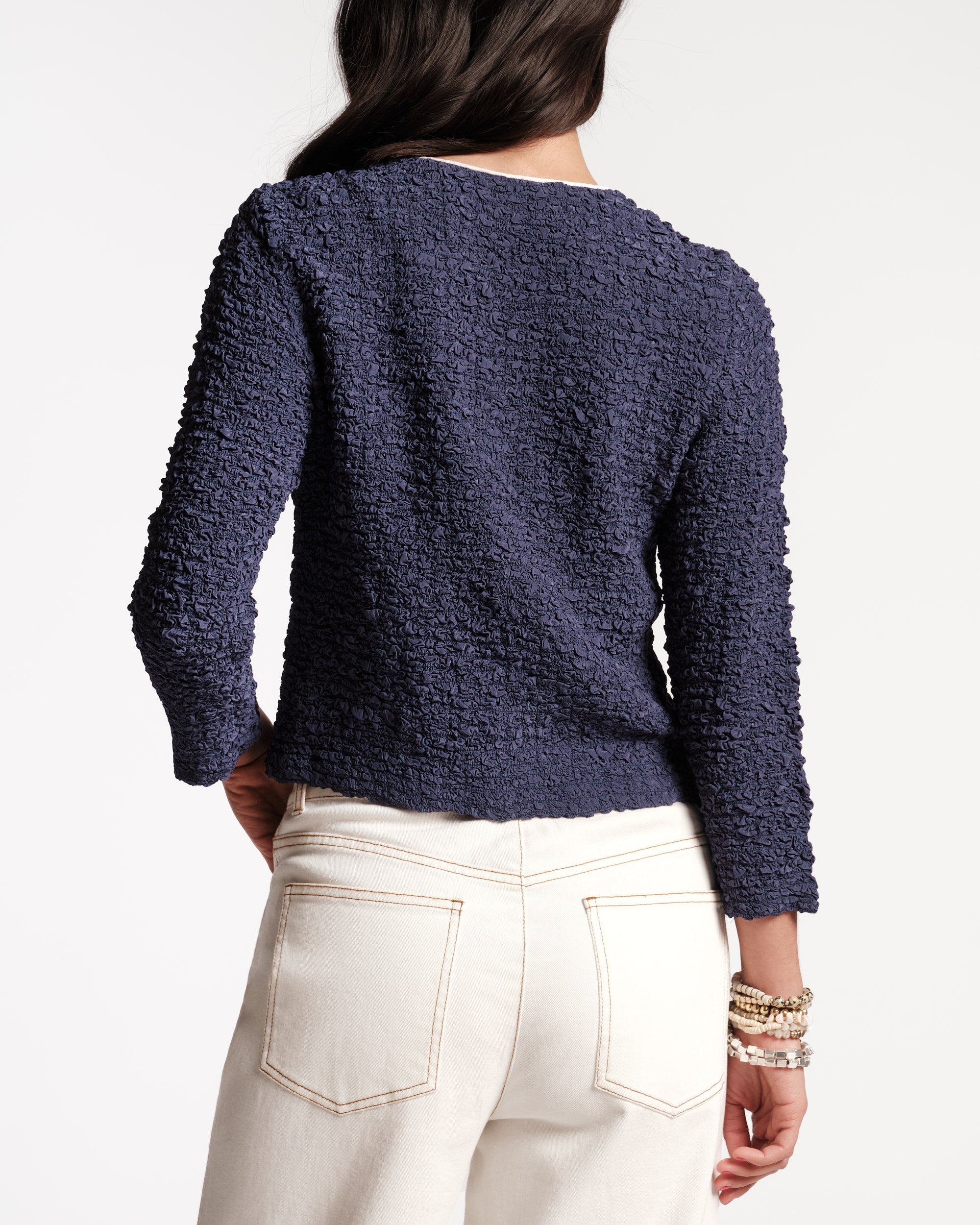 Darling Cardigan Popcorn Navy