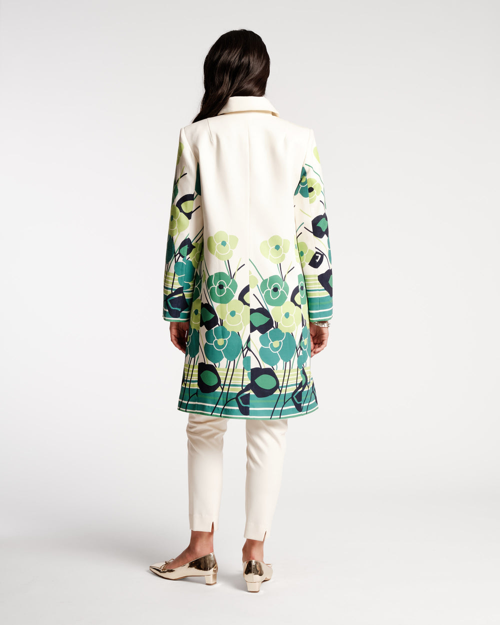 Balmacaan Coat - Grass is Greener - Frances Valentine