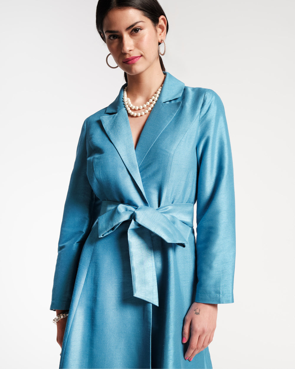 Lucille Wrap Dress - Blue