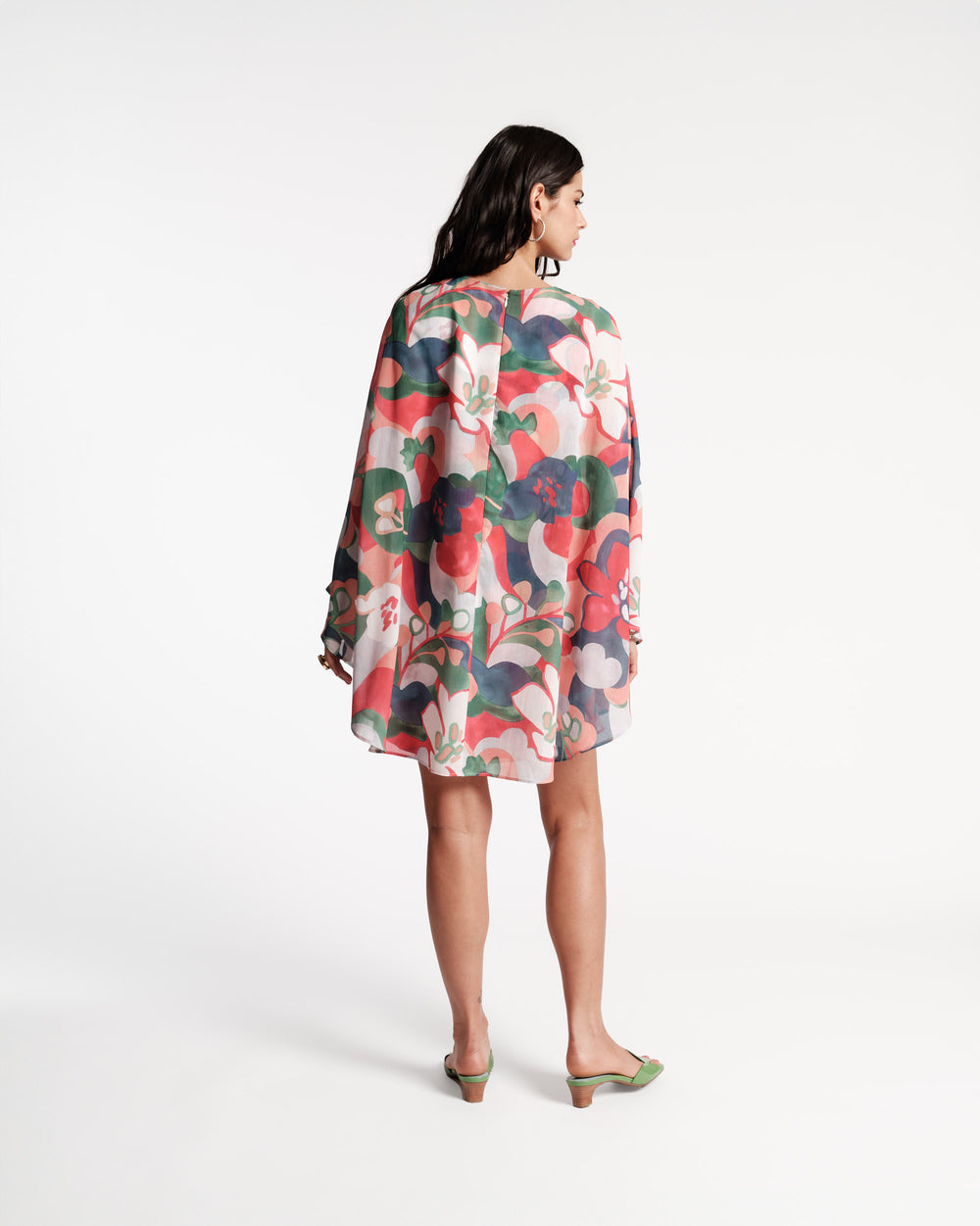Bree Chiffon Mini Dress - Dreamy Daisies - Frances Valentine