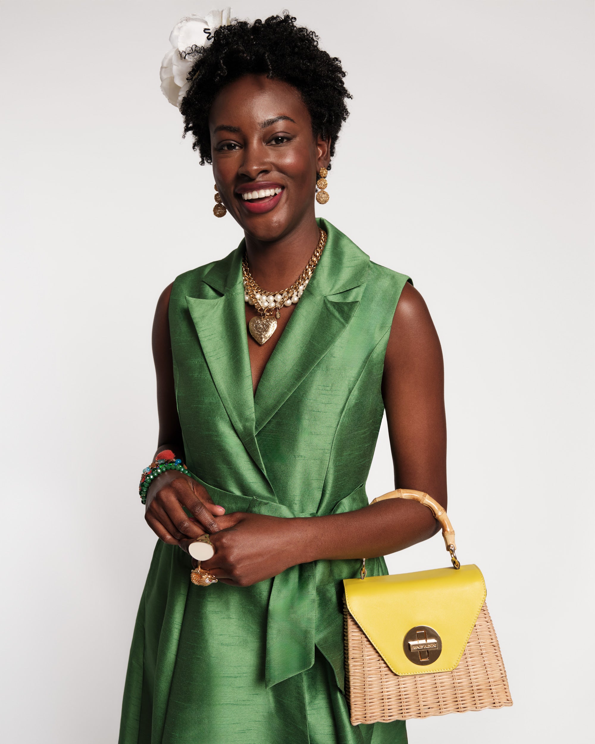 Lucia Wrap Dress - Fern – Frances Valentine